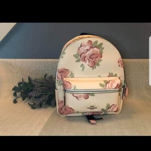 Coach Floral Backback